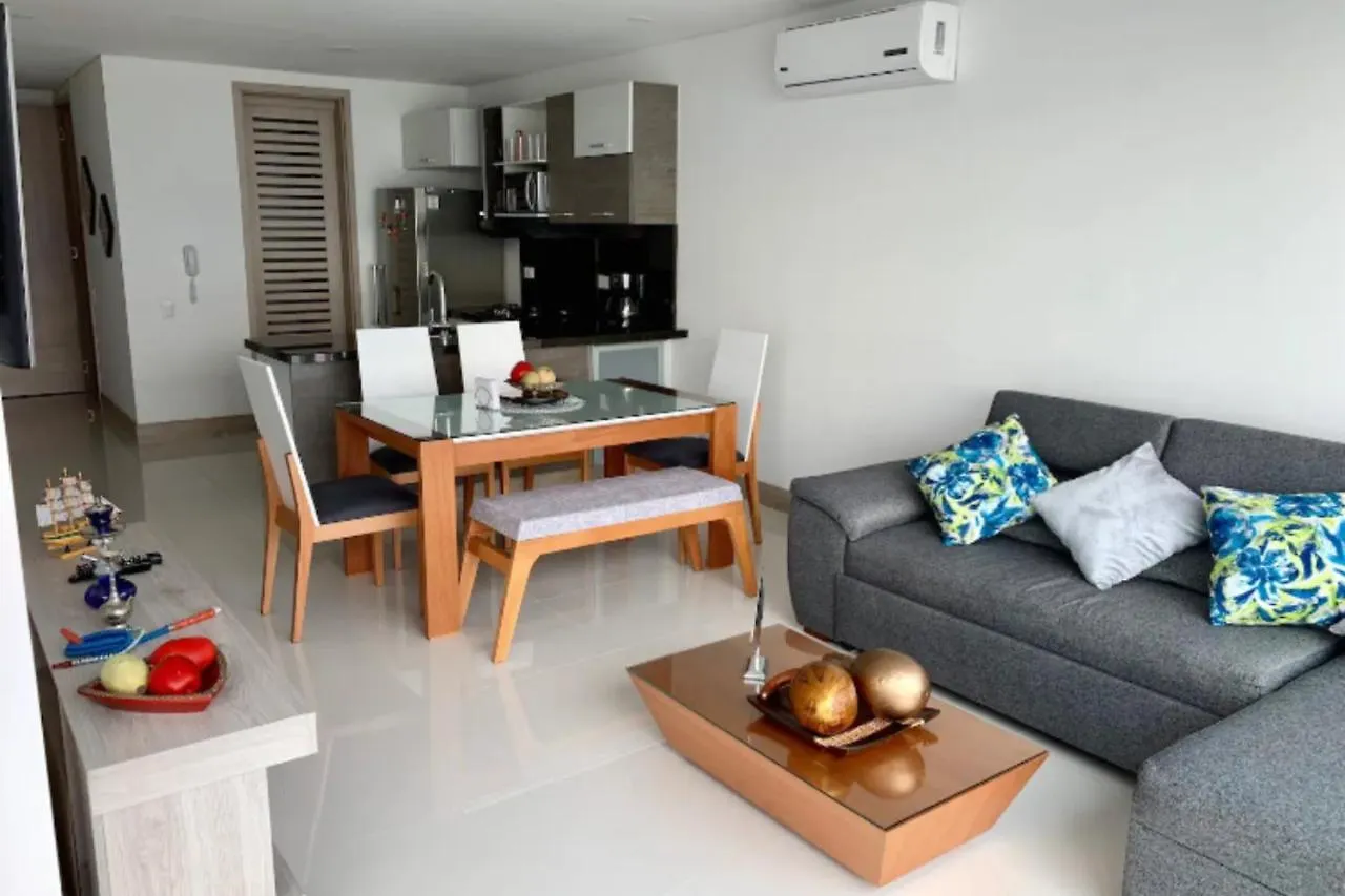 Apartamento Moderno Con Vista Al Mar En Bocagrande Cartagena