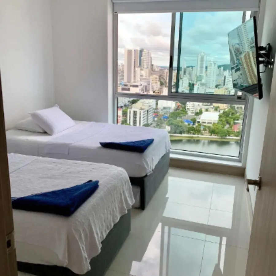 Lägenhet Apartamento Moderno Con Vista Al Mar En Bocagrande Cartagena